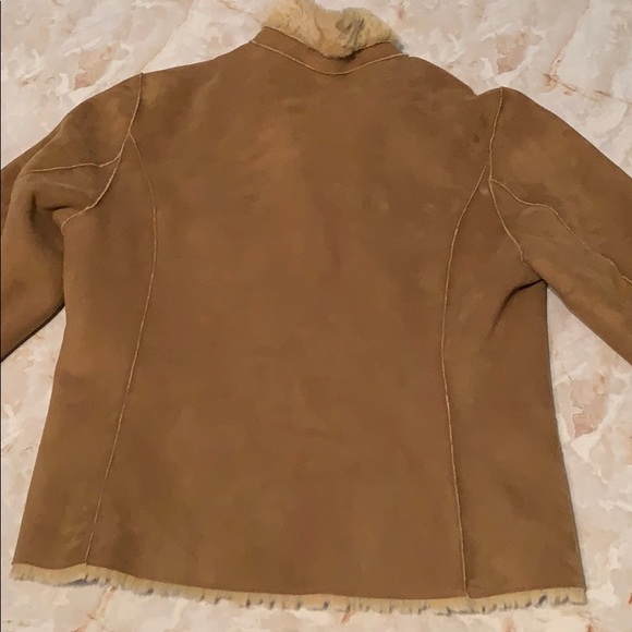⭐️ COLDWATER CREEK SUEDE/FAUX FUR JACKET - Picture 7 of 7